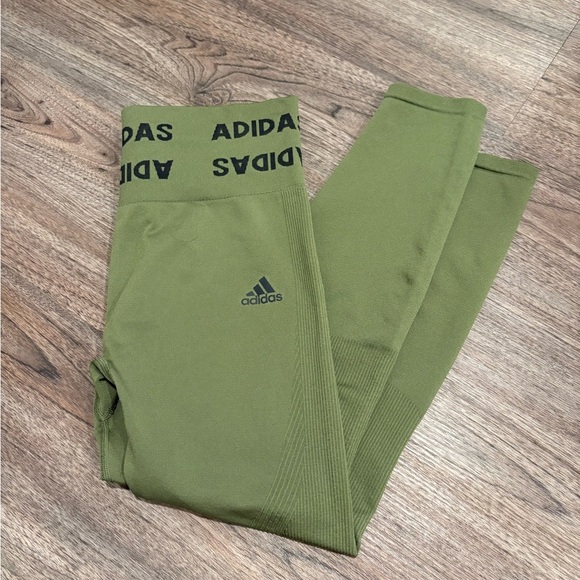 Adidas Training Aeroknit 7/8 High-Rise Leggings, compression! Medium - Picture 5 of 5